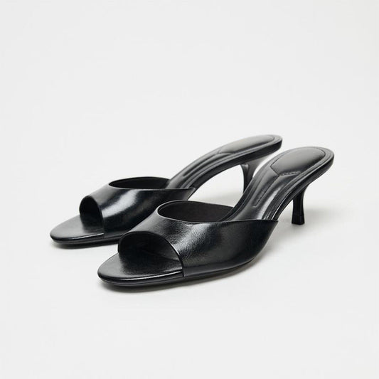 Black Stiletto High Heels