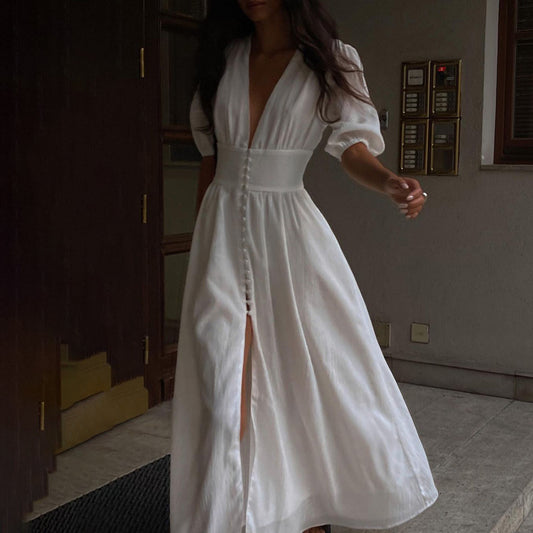 Bubble Split Hem Dress